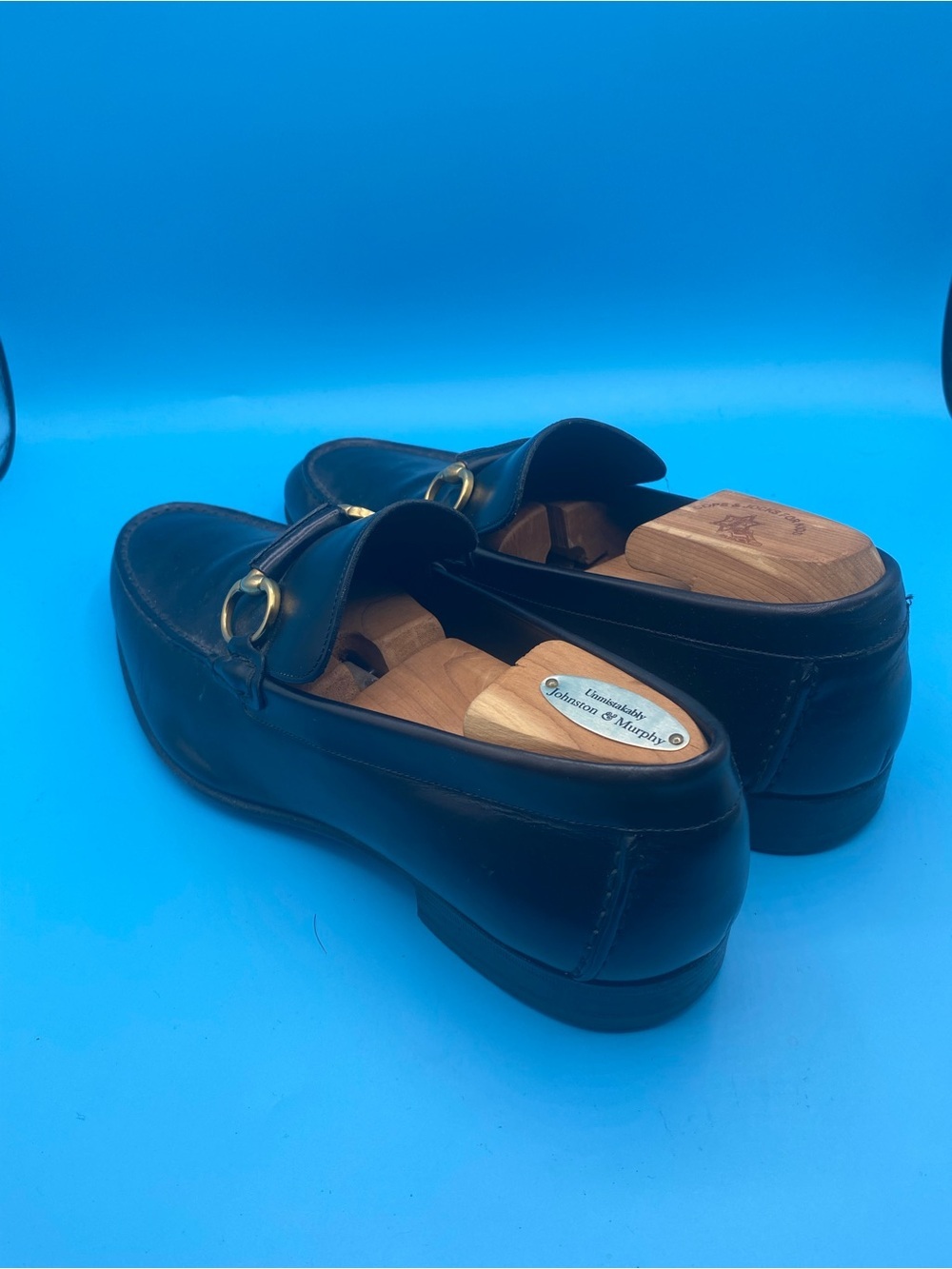 Gucci Black Leather Horsebit Loafers with Gold Hardware​ - Picture 3 of 6